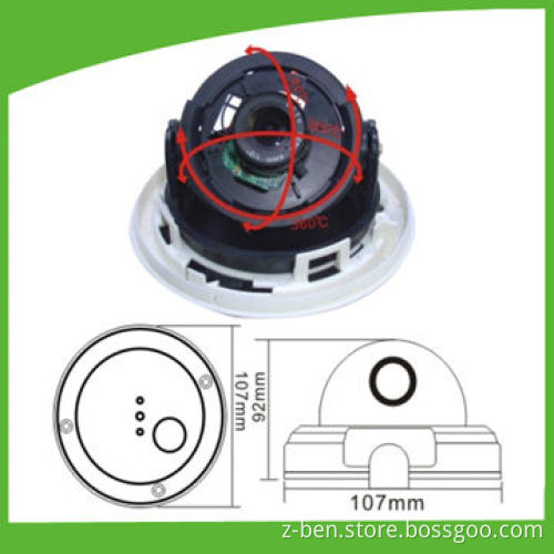 Vandalproof IR Dome Camera with 650TVL Resolution and 1/3-inch Sony Dual-speed Scanning CCD